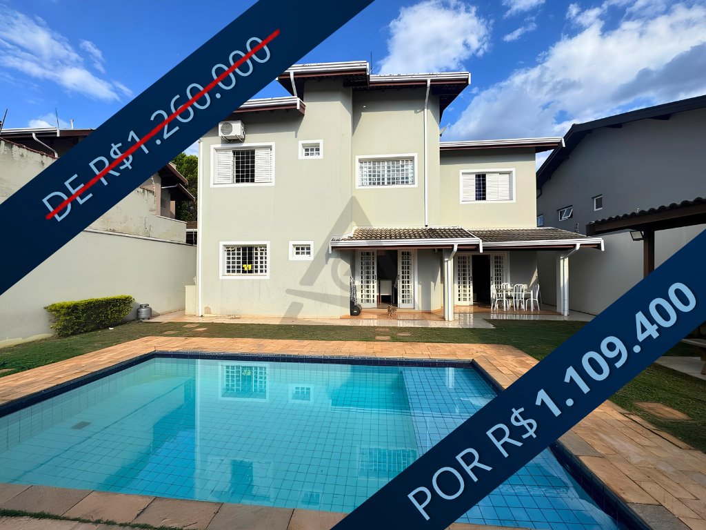 Casa à venda em Campinas, Parque Alto Taquaral, com 4 quartos, com 245 m²