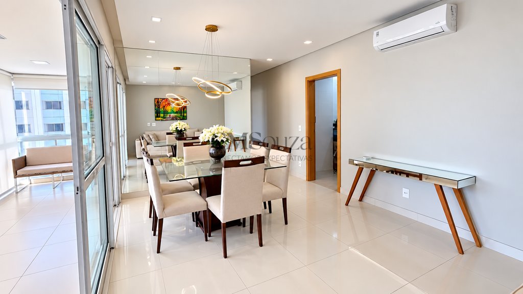 Apartamento para alugar em Londrina, Gleba Palhano, com 3 suítes, com 122.92 m², Fontaine Blanc