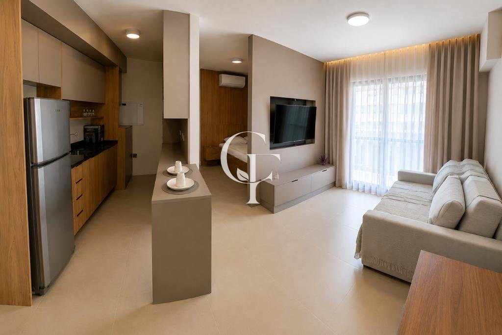 Apartamento à venda em Campinas, Centro, com 1 quarto, com 46 m², Condomínio Sirius Patriani