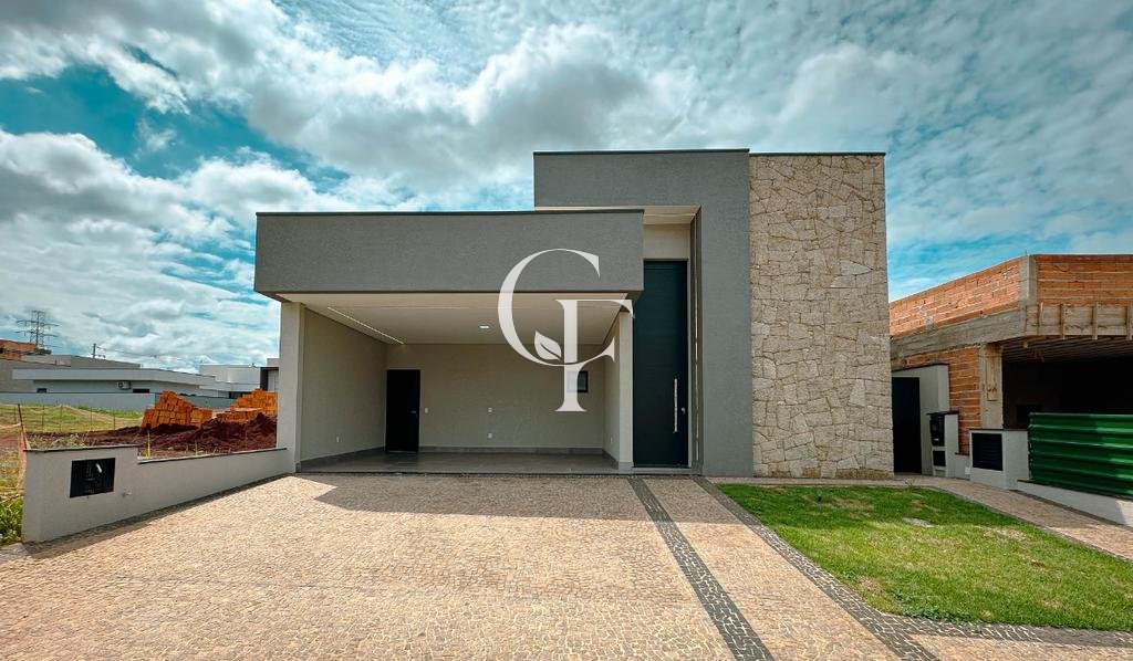 Casa à venda em Paulínia, Parque Brasil 500, com 4 suítes, com 229.36 m², Santorini Residencial Club
