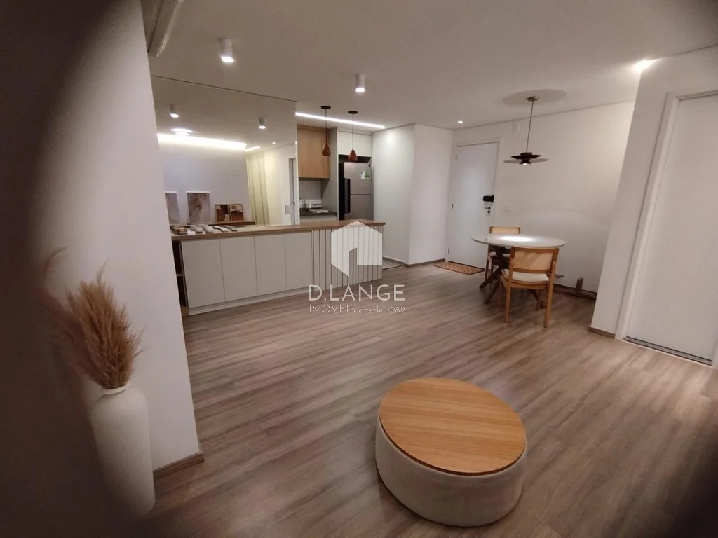 Apartamento mobiliado para alugar no Condomínio Graciosa Mansões, bairro Mansões Santo Antônio, em Campinas - SP