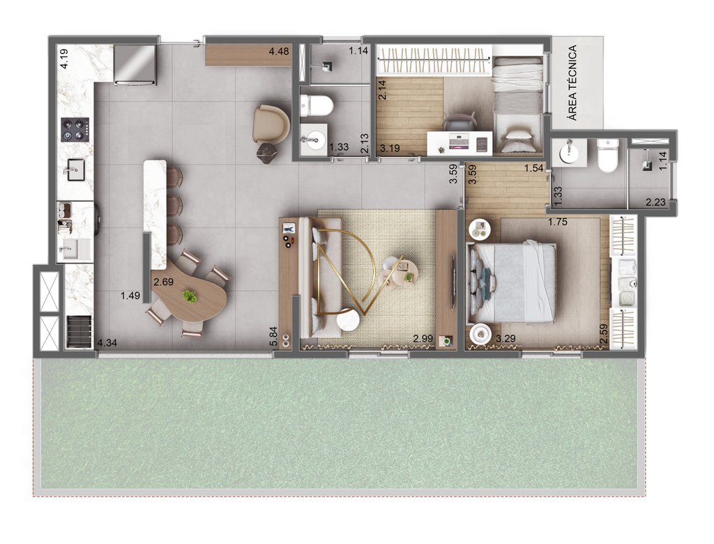 Apartamento à venda com 2 quartos, 1 banheiro e 52m² no Chácara Bela Vista, Sumaré (SP) — foto 26 de 30