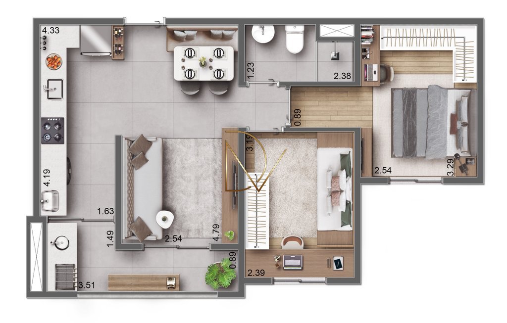 Apartamento à venda com 2 quartos, 1 banheiro e 52m² no Chácara Bela Vista, Sumaré (SP) — foto 20 de 30