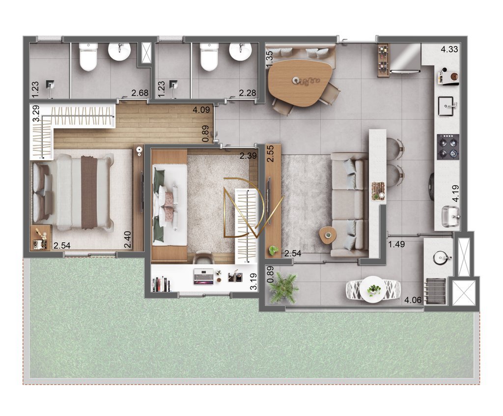 Apartamento à venda com 2 quartos, 1 banheiro e 52m² no Chácara Bela Vista, Sumaré (SP) — foto 23 de 30