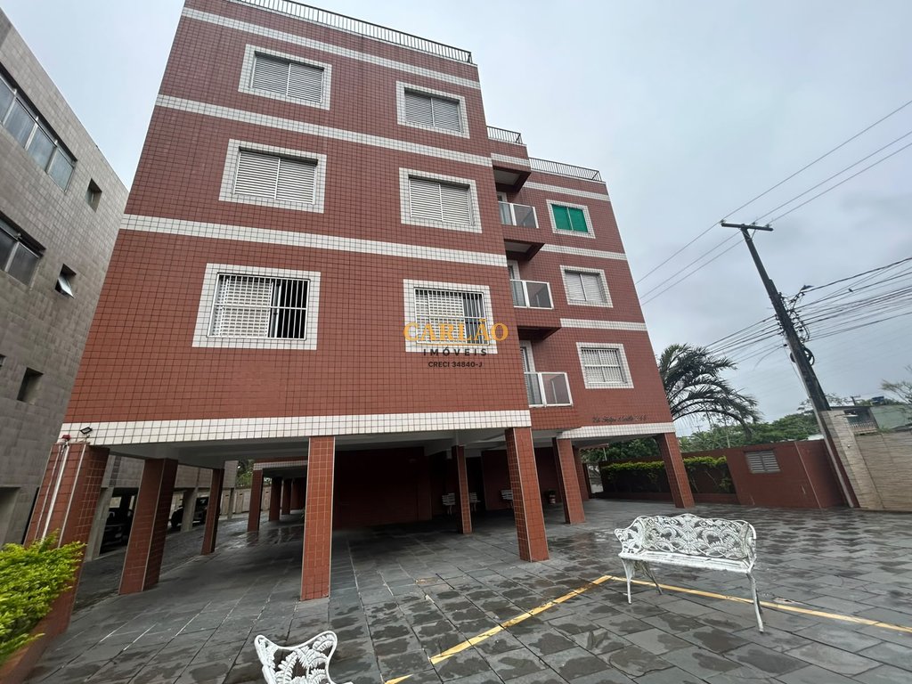 Apartamento à venda em Mongaguá, Vila Atlântica, com 1 quarto, com 52 m², Edifício Felipe Aurélio