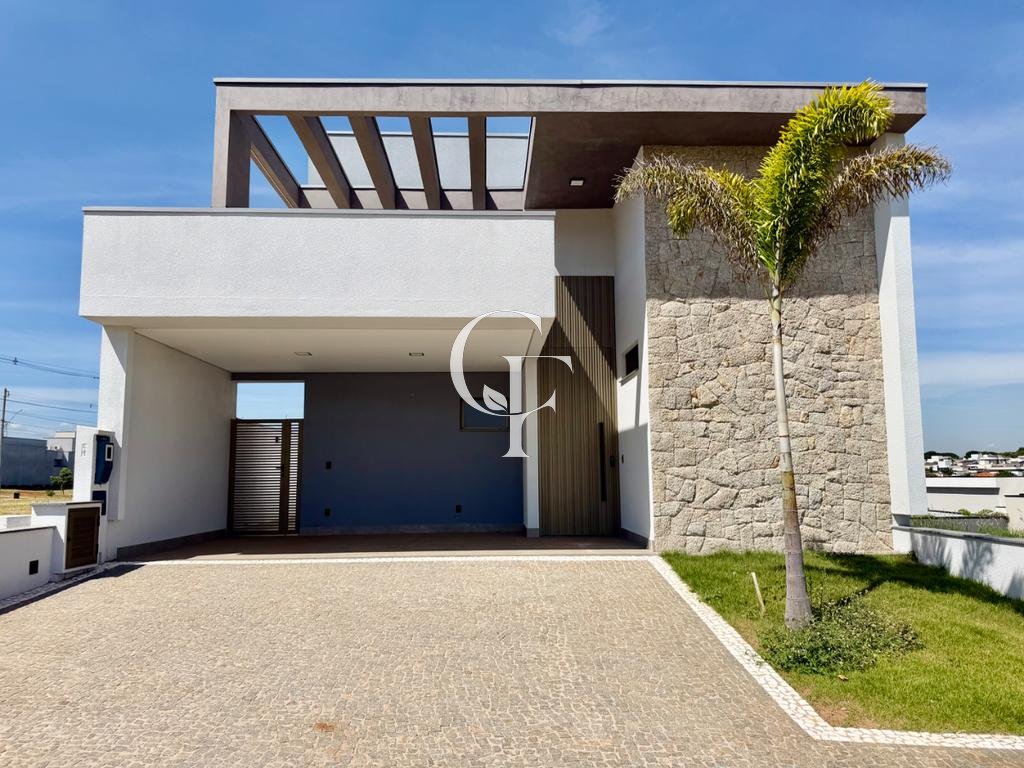 Casa à venda em Paulínia, Parque Brasil 500, com 3 suítes, com 201.14 m², Santorini Residencial Club